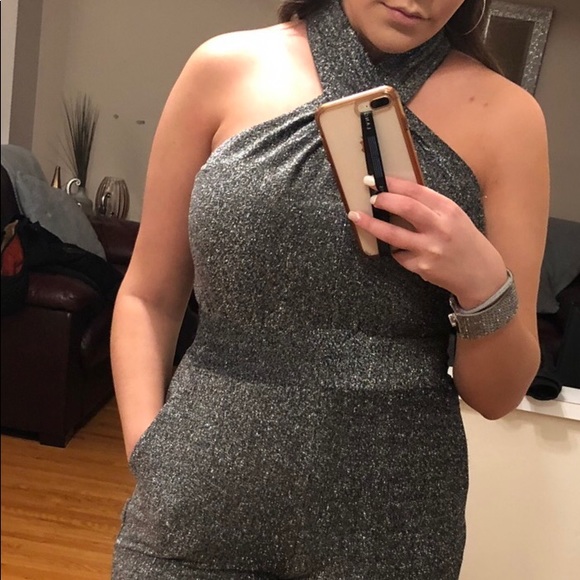 Michael Kors silver jumpsuit - Picture 2 of 9